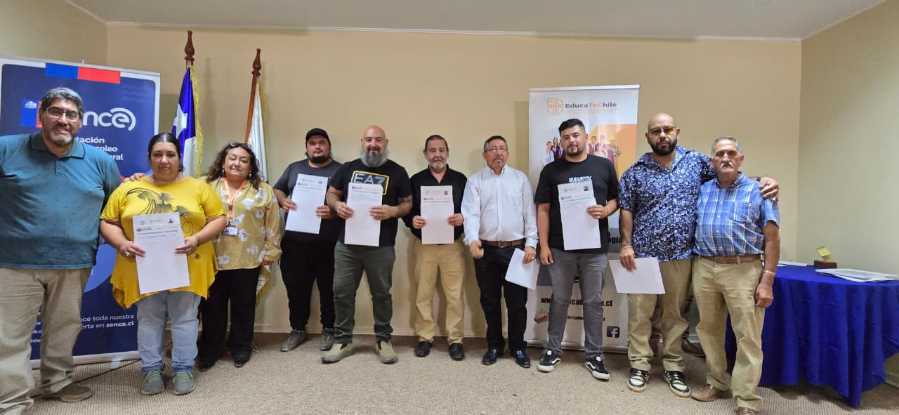 SENCE O’HIGGINS CERTIFICA A CERCA DE 40 ALUMNOS Y ALUMNAS