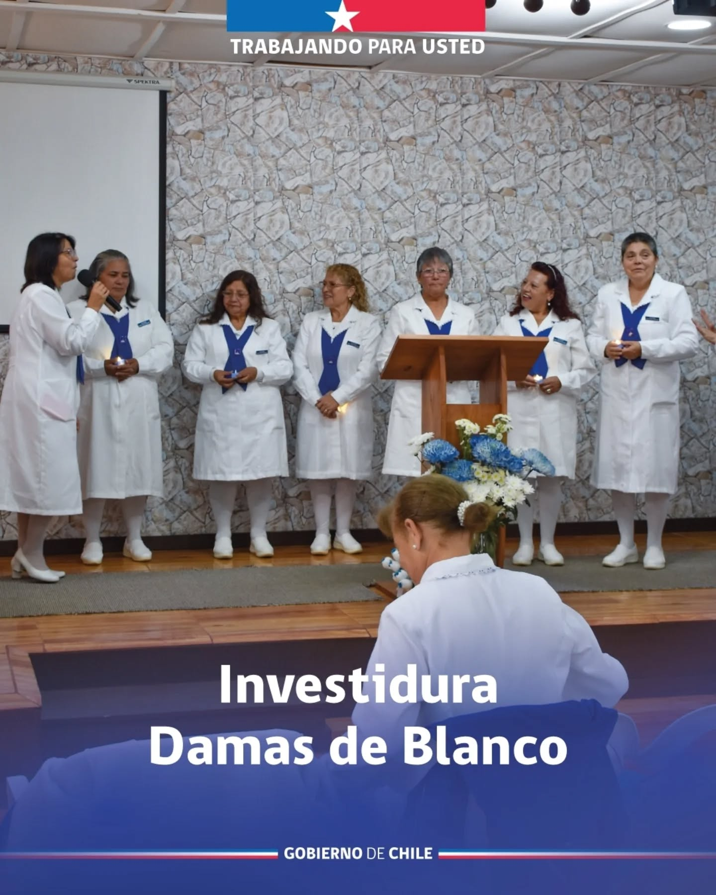 Damas de Blanco del Hospital de Pichilemu renuevan su compromiso de servicio con la comunidad