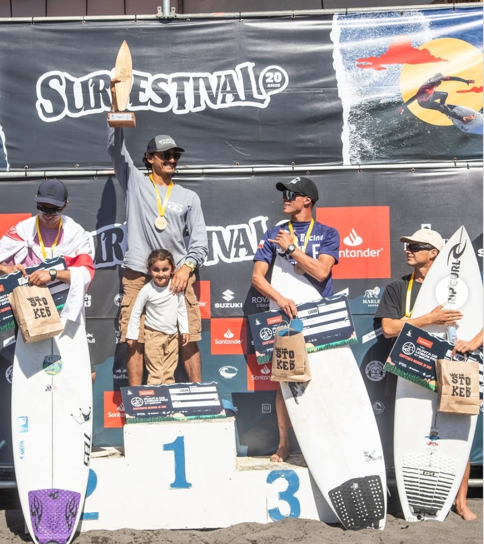 Histórico doble triunfo pichilemino en el “Punta de Lobos Pro”: Vargas y Escobar campeones en Open