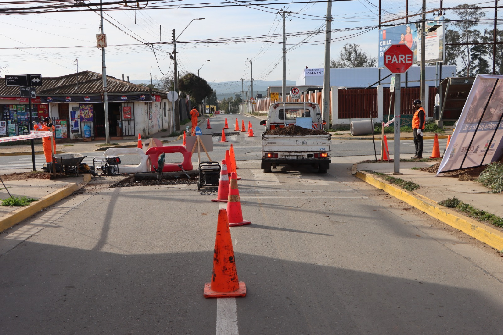 PICHILEMU INICIA ESPERADA SEMAFORIZACIÓN EN CRUCE DE AVENIDA CÁHUIL CON GUSTAVO URETA